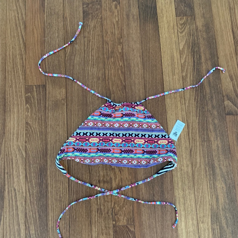 Billabong halter swim top REVERSIBLE - worn once